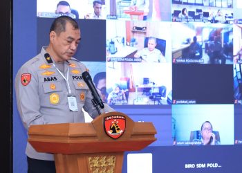 RAKERNIS PUSJARAH POLRI : PERKUAT IMPLEMENTASI TRIBRATA DAN CATUR PRASETYA