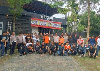 Polsek Serpong Monitoring Nobar Persija vs Persib, Suporter Diimbau Jaga Kondusifitas