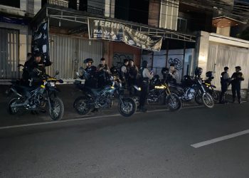 Patroli Brimob dan Perintis Bubarkan Balap Liar di Kawasan Jalan Taman Mini, Sejumlah Remaja Diamankan