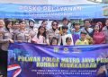 Polwan Polda Metro Jaya Gelar Trauma Healing dan Baksos untuk Korban Kebakaran di Jakpus