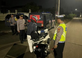 Polsek Cikarang Pusat Gelar Operasi Kejahatan Jalanan, Situasi Kamtibmas Terpantau Aman dan Kondusif
