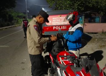 Polsek Cikarang Timur Gelar OKJ, Amankan Satu Motor Tanpa Surat Kendaraan