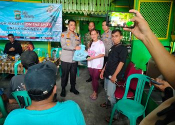 Wakapolres Metro Jakarta Selatan Gelar Jaga Jakarta On The Spot dan Cooling System Bersama Warga Kalibata