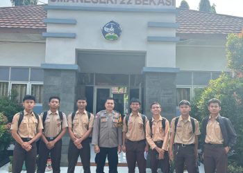 Lewat Jaga Bekasi On The Spot, Bhabinkamtibmas Polsek Bantargebang Serap Aspirasi di SMAN 22