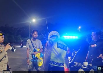 Jaga Jakarta On The Spot: Kapolsek Bekasi Barat Pimpin Patroli Gabungan dan Razia Stasioner