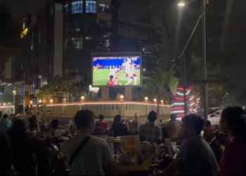 Polres Jakpus Gelar Nobar Piala Dunia 2026, Warga Antusias Saksikan Spanyol Vs Arab Saudi