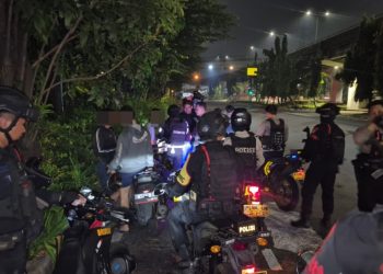 Brimob Batalyon B Pelopor Amankan 11 Remaja dan Lima Motor Saat Patroli Duren Sawit