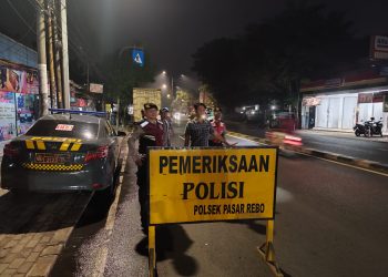 Patroli Cipta Kondisi Polsek Pasar Rebo dan Tiga Pilar sterilkan titik rawan kriminalitas