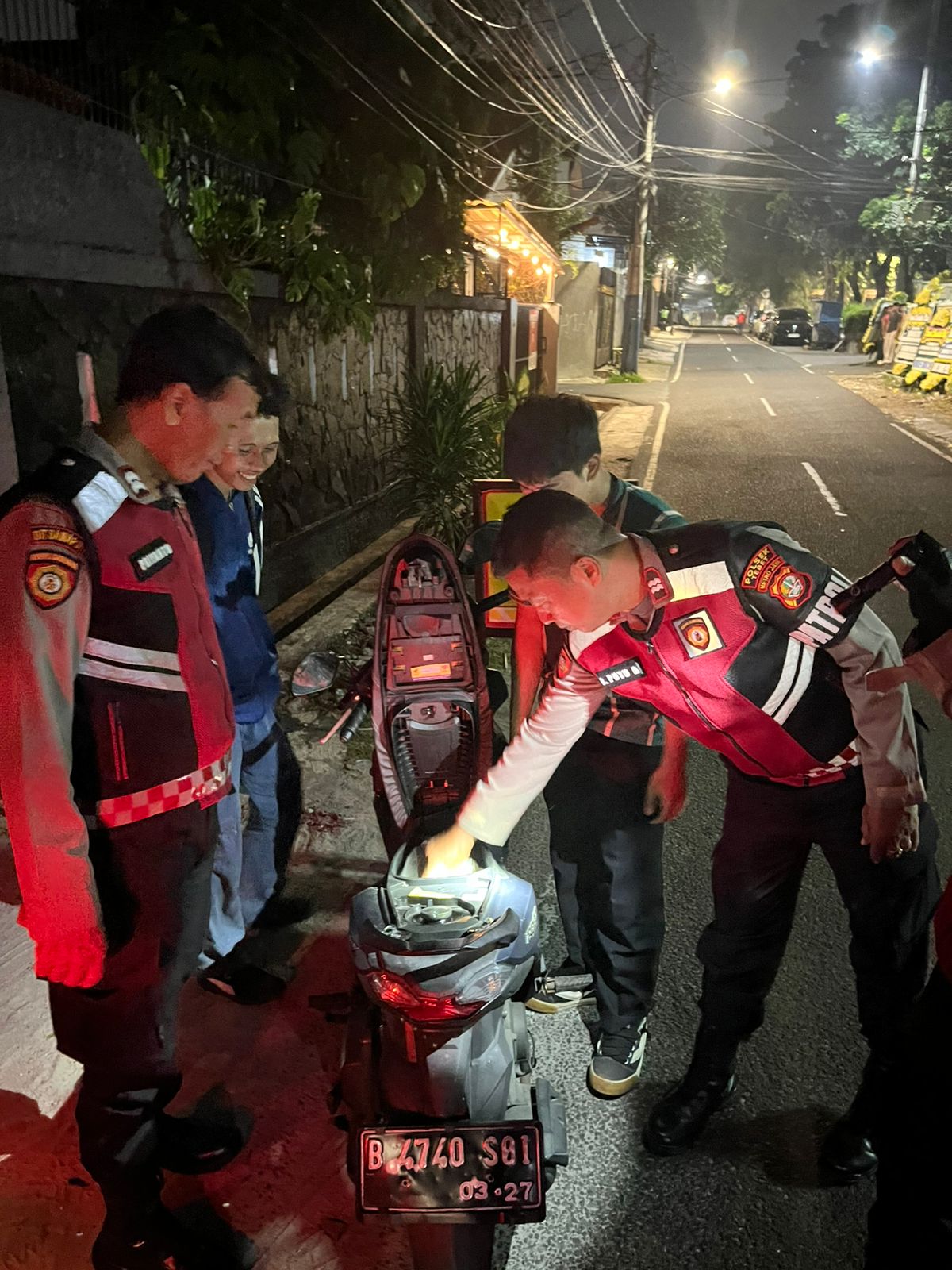 Polsek Tebet Gelar Operasi Cipta Kondisi Cegah Begal, Curanmor, dan Narkoba