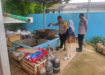 Polsek Pesanggrahan Audiensi Pengelolaan TPST Bersama Warga Dukung Ketahanan Pangan dan Program Pilah Sampah