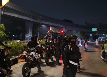 Brimob Polda Metro Jaya Amankan Pengendara Mabuk Tanpa Surat Kendaraan di Jakut