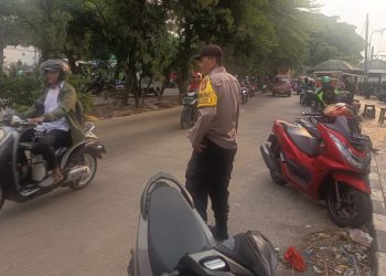 Jaga Jakarta Jaga Bekasi, Patroli Biru Polsek Babelan Perkuat Pengawasan Dini Hari
