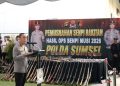 Negara Hadir Berantas Senpi Ilegal, Polda Sumsel Musnahkan Ratusan Senjata Api Hasil Ops Senpi Musi 2026