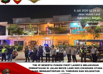Jaga Jakarta Jaga Bekasi, Patroli Perintis Presisi Sisir Titik Rawan
