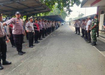 Polres Metro Bekasi Siagakan Personel Amankan Aksi Unjuk Rasa di PT Magnum Ice Cream Indonesia