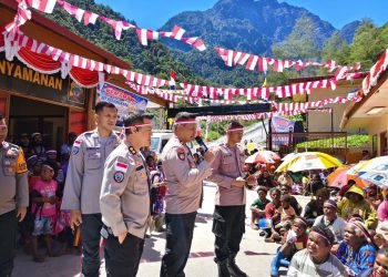Semarak Hari Bhayangkara ke-80, Satgas Ops Damai Cartenz-2026 Hadir Membawa Harapan bagi Warga Tembagapura