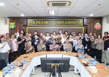 Kunjungan Delegasi HTIIL Kepolisian Jepang ke Polres Metro Bekasi Kota
