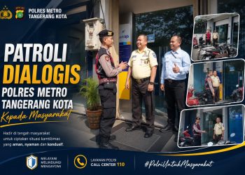 Polres Metro Tangerang Kota Perkuat Patroli Dialogis, Security Diimbau Aktif Jaga Kamtibmas