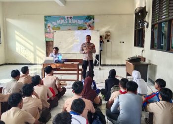 Polisi Bekali 428 Siswa Baru SMK Yuppentek 1 Tangerang Soal Bahaya Tawuran dan Narkotika
