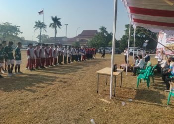 JAGA JAKARTA ON THE SPOT, Turnamen Bola Voli Pelajar Cikarang Timur Resmi Dibuka, Sportivitas Jadi Pesan Utama