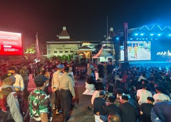 Lewat Nobar Final Piala Dunia, Polres Metro Tangerang Kota Perkuat Silaturahmi dengan Masyarakat