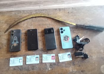 PATROLI DINI HARI BERBUAH PENGUNGKAPAN, POLSEK MUARAGEMBONG AMANKAN EMPAT TERDUGA PELAKU CURANMOR