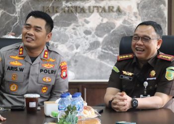 Perkuat Sinergitas Penegakan Hukum, Kapolres Pelabuhan Tanjung Priok Kunjungi Kejaksaan Negeri Jakarta Utara Peringati Hari Bhakti Adhyaksa ke-66