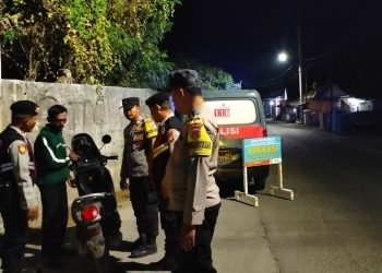 Jaga Jakarta Jaga Bekasi, Polsek Muaragembong Gelar Operasi Kejahatan Jalanan dan Patroli Biru