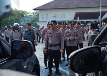 Polres Metro Bekasi Perkuat Kesiapan Dalmas Jelang Pengamanan Pilkades Serentak