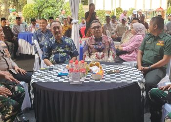 Kapolsek Bantargebang Bersama Forkopimcam Hadiri Lepas Sambut Danramil 05/Bantargebang .