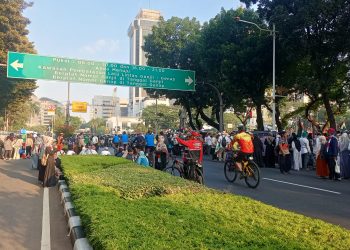 Aksi Bela Palestina di Monas Berlangsung Tertib, Polisi Utamakan Pendekatan Humanis
