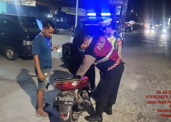 Jaga Jakarta Jaga Bekasi, Polsek Babelan Gelar OKJ Antisipasi Kejahatan Jalanan dan Tawuran