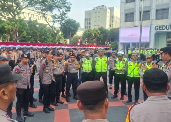 1.030 Personel Amankan Aksi Unjuk Rasa di Kemendagri, Kapolres Jakpus: Utamakan Humanis dan Persuasif