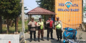 Patroli Preventif Polsek Serang Baru Perkuat Pengamanan Perumahan Permata
