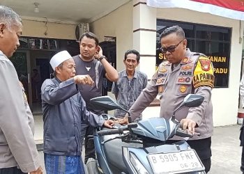 Lima Bulan Hilang, Sepeda Motor Warga Kembali Tanpa Biaya