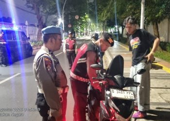 Polres Jakpus Gelar Operasi Cipta Kondisi Dini Hari, Sejumlah Motor Tanpa Dokumen Diamankan