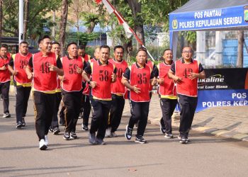 Polres Kepulauan Seribu Gelar Kesamaptaan di Marina Ancol, Kapolres: Pastikan Anggota Sehat dan Siap Bertugas