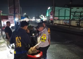 Polsek Babelan Gelar Operasi Kejahatan Jalanan, Antisipasi 3C dan Tawuran