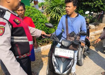 Respons Cepat Laporan 110, Polsek Babelan Amankan Terduga Pelaku Curanmor dari Kerumunan Warga