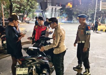 Patroli Cipta Kondisi Tengah Malam, Polres Metro Tangerang Kota Pastikan Wilayah Tetap Aman
