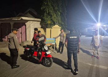 Polsek Muaragembong Gelar OKJ, Antisipasi Kejahatan Jalanan dan Tawuran