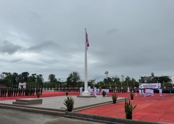 Upacara HUT ke-81 RI di Yahukimo Berlangsung Khidmat, Satgas Kepolisian Operasi Damai Cartenz Pastikan Keamanan dan Kelancaran Jalannya Upacara
