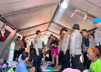 Astamaops Kapolri Turun Langsung Maksimalkan Operasi Kemanusiaan di Manggarai, 45 Posko Tampung 13.881 Pengungsi