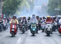 350 Bikers Konvoi Merah Putih di Tangerang, Deklarasikan Pelopor Kamtibmas