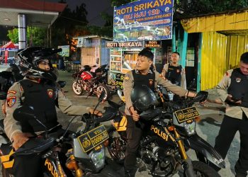 Patroli Jaga Jakarta Tim 2 Beruang Antisipasi 3C, Balap Liar dan Tawuran di Wilkum Bekasi Kota