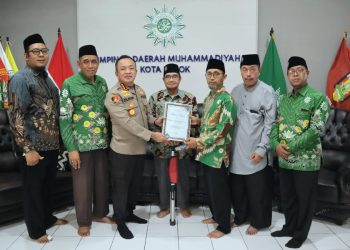 Kapolres Metro Depok Silaturahmi ke Pimpinan Daerah Muhammadiyah Kota Depok, Perkuat Sinergi Jaga Kamtibmas