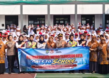 Polwan Goes to School, 810 Siswa SMA 11 Tangerang Dapat Edukasi Lalu Lintas hingga Bahaya Bullying