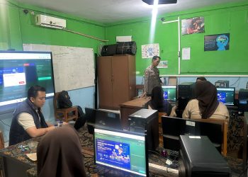 Polres Pelabuhan Tanjung Priok Edukasi 80 Siswa SMK Al Jihad tentang Pemanfaatan AI dan Bahaya Cybercrime