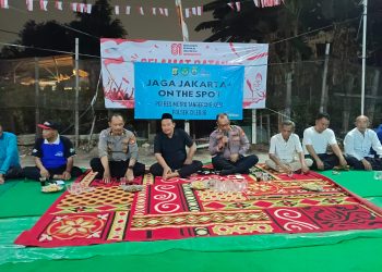 Ngopi Kamtibmas Jaga Jakarta+ di Karang Mulya, Polisi Ajak Warga Cegah Tawuran dan Curanmor
