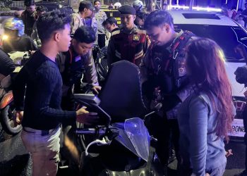 Patroli Antisipasi Gangguan Kamtibmas oleh Tim Perintis Presisi 3 Polres Metro Bekasi Kota di Wilayah Bekasi Utara